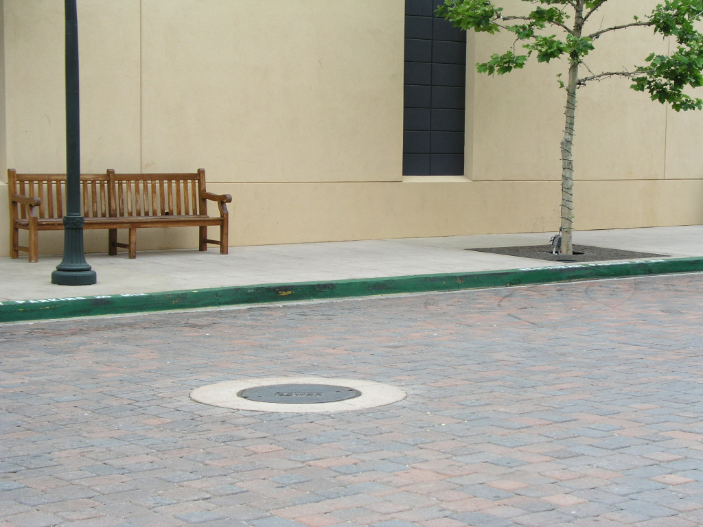 Cobblestone Roads in Town Center